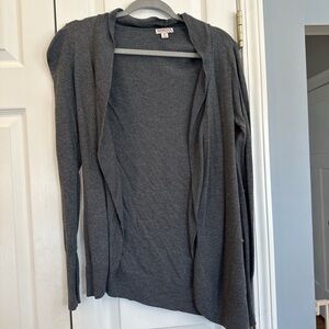 Mossimo Supply Co. Women's Open-Front Cardigan - Charcoal